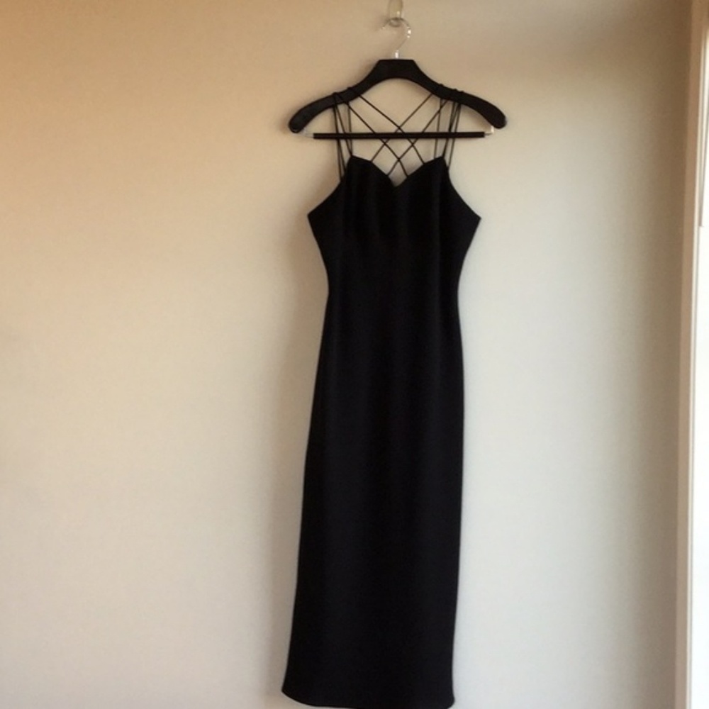 Vintage Evan Picone Black Cocktail Dress